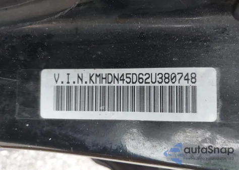 2002 Hyundai Elantra Gls из США, поврежденный, VIN KMHDN45D62U380748